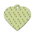 Christmas Wrapping Paper  Dog Tag Heart (Two Sides) Front