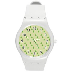 Christmas Wrapping Paper  Round Plastic Sport Watch (m) by artworkshop