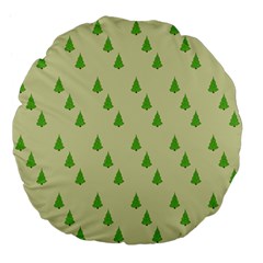 Christmas Wrapping Paper  Large 18  Premium Flano Round Cushions by artworkshop