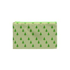 Christmas Wrapping Paper  Cosmetic Bag (xs) by artworkshop