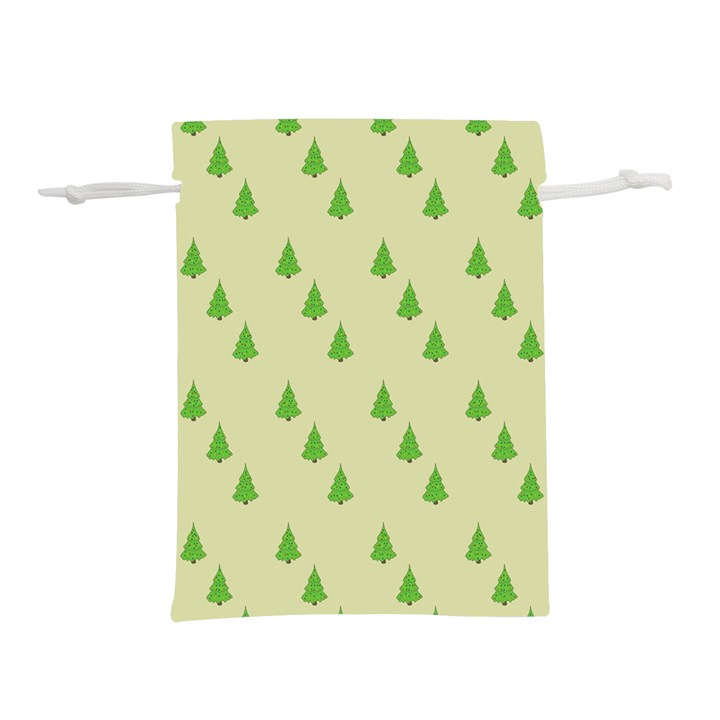 Christmas Wrapping Paper  Lightweight Drawstring Pouch (M)