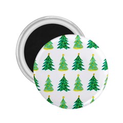 Christmas Trees Watercolor Decoration 2.25  Magnets