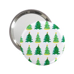 Christmas Trees Watercolor Decoration 2 25  Handbag Mirrors by artworkshop