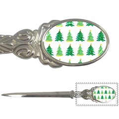 Christmas Trees Watercolor Decoration Letter Opener