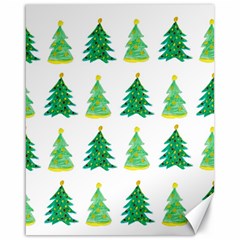 Christmas Trees Watercolor Decoration Canvas 16  X 20  by artworkshop