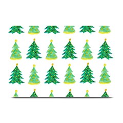 Christmas Trees Watercolor Decoration Plate Mats by artworkshop