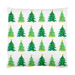 Christmas Trees Watercolor Decoration Standard Cushion Case (One Side)