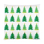 Christmas Trees Watercolor Decoration Standard Cushion Case (One Side) Front