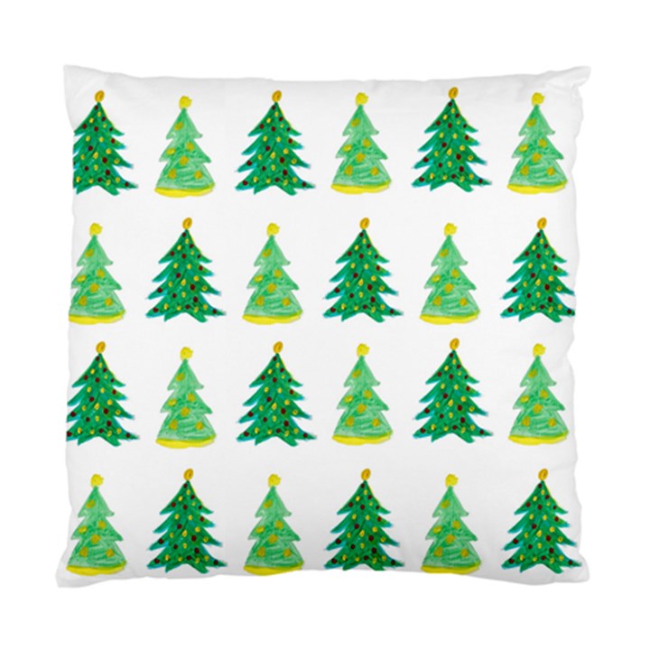 Christmas Trees Watercolor Decoration Standard Cushion Case (One Side)