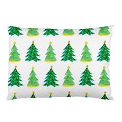 Christmas Trees Watercolor Decoration Pillow Case