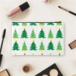 Christmas Trees Watercolor Decoration Cosmetic Bag (Medium) Back