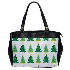 Christmas Trees Watercolor Decoration Oversize Office Handbag