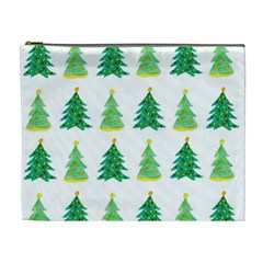 Christmas Trees Watercolor Decoration Cosmetic Bag (xl) by artworkshop