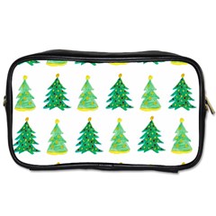 Christmas Trees Watercolor Decoration Toiletries Bag (one Side) by artworkshop