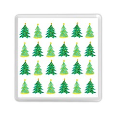 Christmas Trees Watercolor Decoration Memory Card Reader (Square)