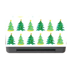 Christmas Trees Watercolor Decoration Memory Card Reader with CF