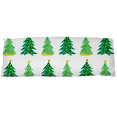 Christmas Trees Watercolor Decoration Body Pillow Case (dakimakura) by artworkshop