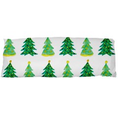 Christmas Trees Watercolor Decoration Body Pillow Case Dakimakura (Two Sides)