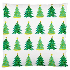 Christmas Trees Watercolor Decoration Large Cushion Case (One Side)