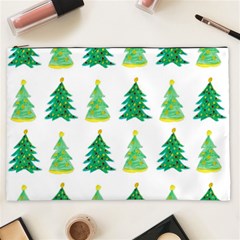 Christmas Trees Watercolor Decoration Cosmetic Bag (XXL)