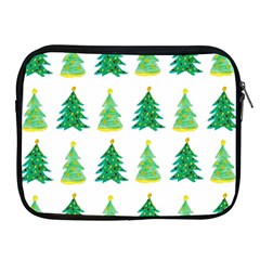 Christmas Trees Watercolor Decoration Apple iPad 2/3/4 Zipper Cases