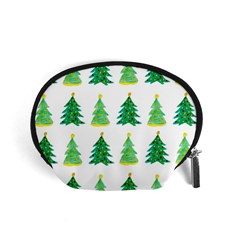 Christmas Trees Watercolor Decoration Accessory Pouch (Small)