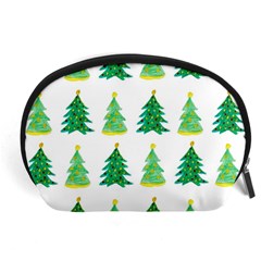 Christmas Trees Watercolor Decoration Accessory Pouch (Large)