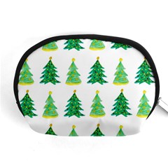 Christmas Trees Watercolor Decoration Accessory Pouch (medium) by artworkshop