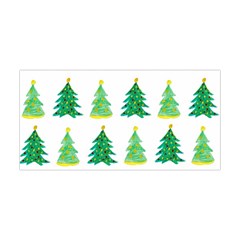 Christmas Trees Watercolor Decoration Yoga Headband by artworkshop