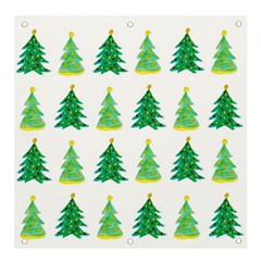 Christmas Trees Watercolor Decoration Banner and Sign 4  x 4 