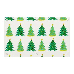 Christmas Trees Watercolor Decoration Banner and Sign 5  x 3 