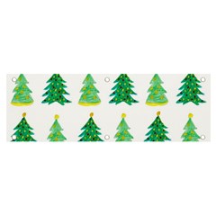 Christmas Trees Watercolor Decoration Banner And Sign 6  X 2  by artworkshop