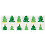 Christmas Trees Watercolor Decoration Banner and Sign 6  x 2  Front