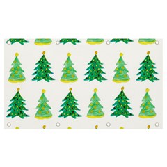 Christmas Trees Watercolor Decoration Banner and Sign 7  x 4 