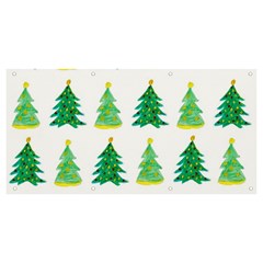 Christmas Trees Watercolor Decoration Banner and Sign 8  x 4 