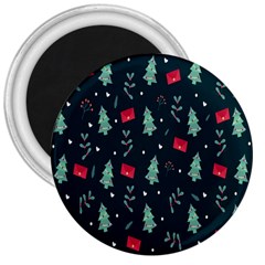 Christmas Pattern Design 3  Magnets by artworkshop