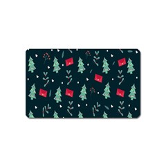 Christmas Pattern Design Magnet (name Card) by artworkshop