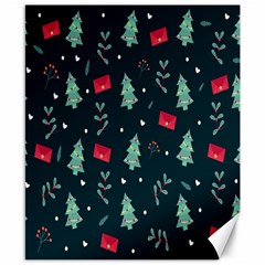 Christmas Pattern Design Canvas 8  X 10  by artworkshop