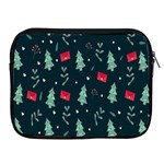 Christmas Pattern Design Apple iPad 2/3/4 Zipper Cases Front