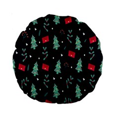 Christmas Pattern Design Standard 15  Premium Round Cushions by artworkshop