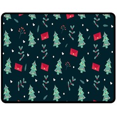 Christmas Pattern Design Double Sided Fleece Blanket (medium)  by artworkshop