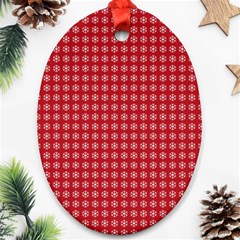 Christmas Paper Wrapping  Ornament (oval) by artworkshop