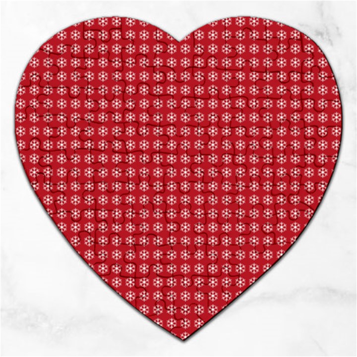 Christmas Paper Wrapping  Jigsaw Puzzle (Heart)