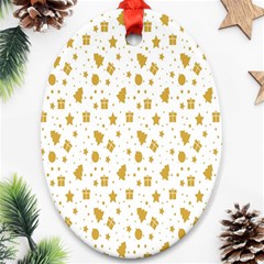 Christmas Ornaments Ornament (oval) by artworkshop