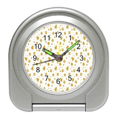 Christmas Ornaments Travel Alarm Clock by artworkshop