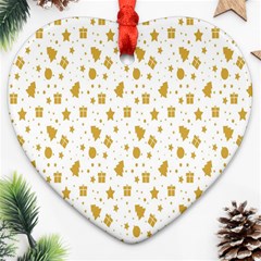 Christmas Ornaments Heart Ornament (two Sides) by artworkshop