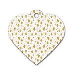 Christmas Ornaments Dog Tag Heart (Two Sides) Front