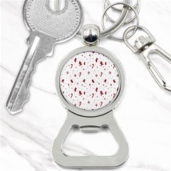 Christmas Background Wrapping Bottle Opener Key Chain