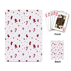 Christmas Background Wrapping Playing Cards Single Design (rectangle) by artworkshop