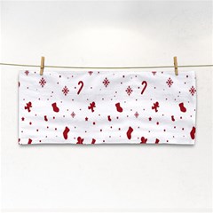 Christmas Background Wrapping Hand Towel